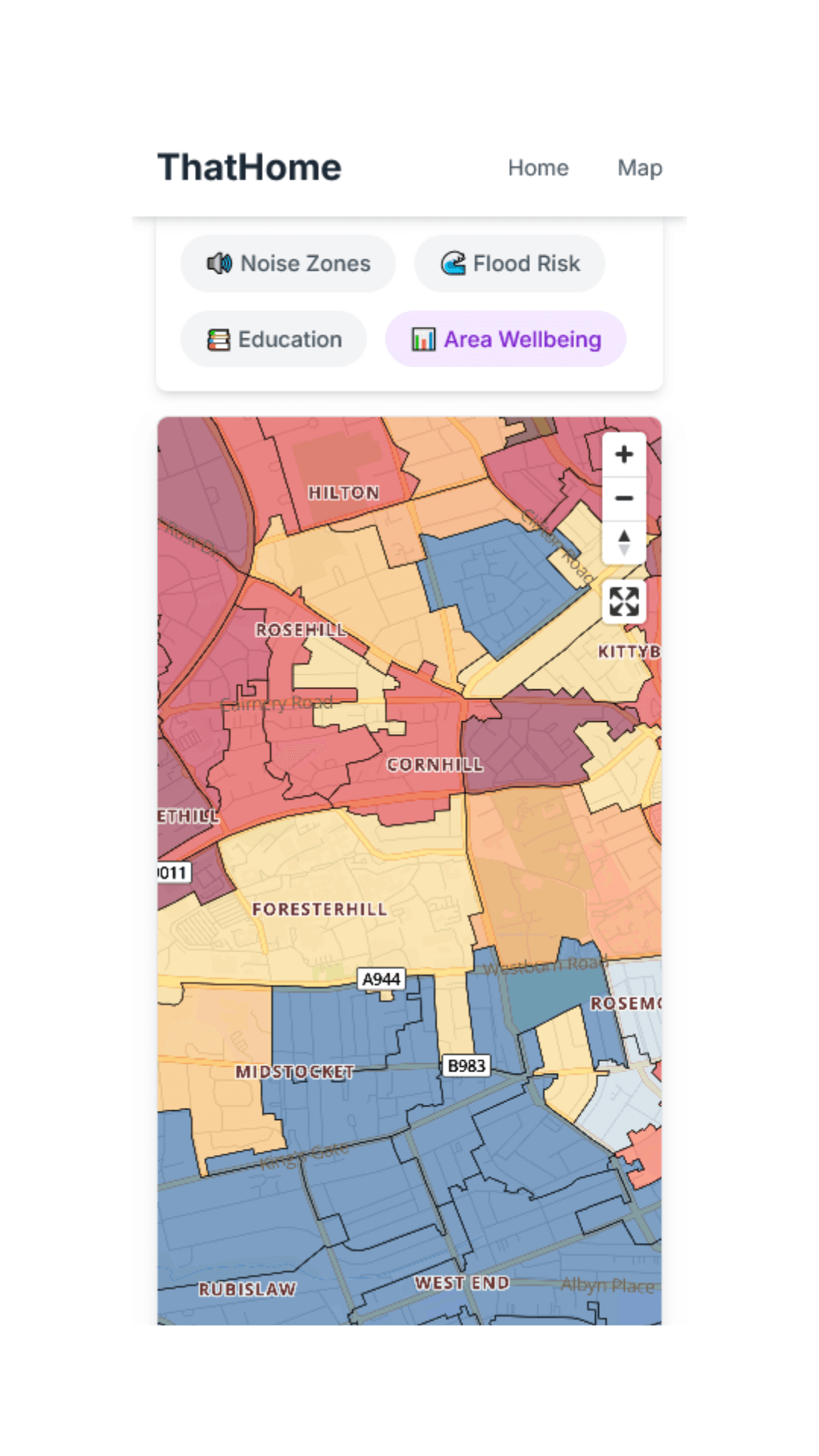 ThatHome Area Wellbeing Overlay